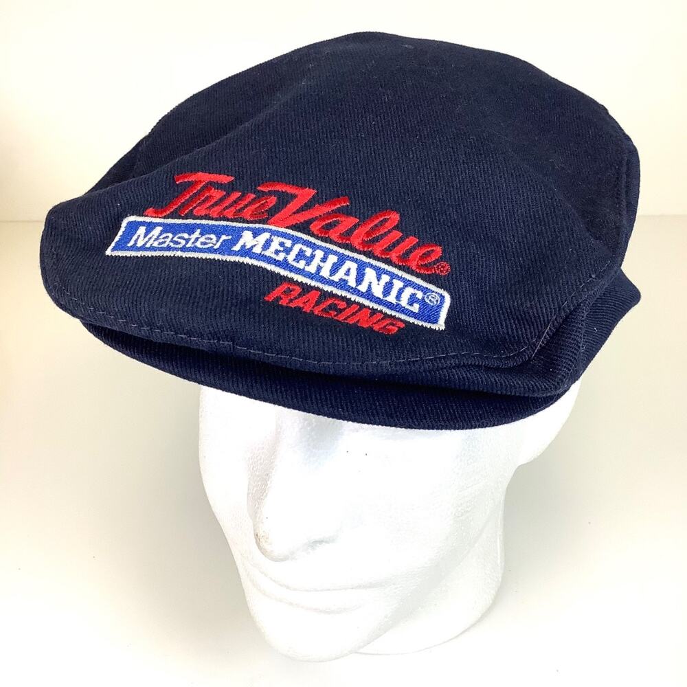 True Value Master Mechanic Racing Hat Vintage USA Made Engineer Cap Upstream Vtg